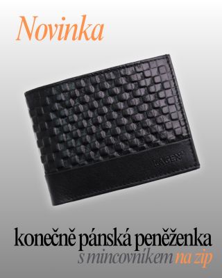 🆕 Novinka na přání našich zákazníků! Konečně pánská peněženka, která má mincovník na zip – a přitom si drží elegantní,...